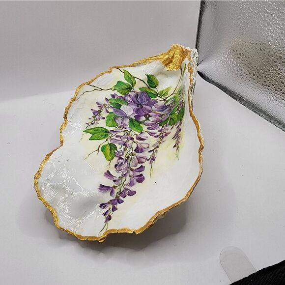 DECOUPAGE HUGE OYSTER SHELL - Picture 3 of 4